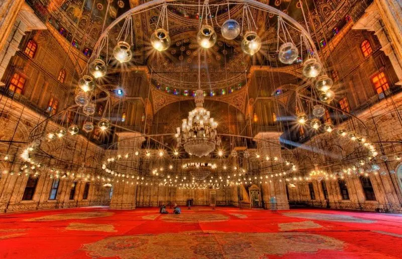 Mohamed Ali Mosque in the Citadel of Salah El-Din, included in Cairo itinerary 2 days